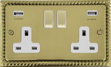 Georgian Polished Brass