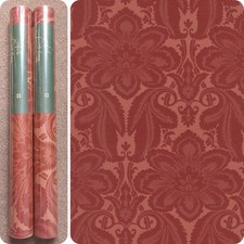 x2 LITTLE GREENE Wallpaper Rolls Albemarle st Flame traditional damask 277AFLAME
