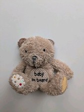 Mothercare Baby On Board Teddy Bear Soft Toy