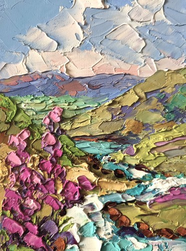 Original oil painting irish - oil,
