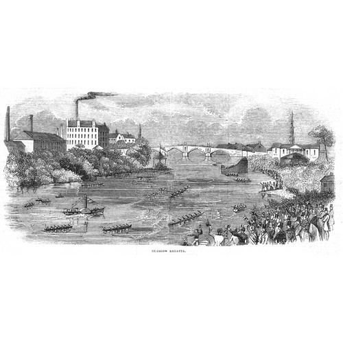 Glasgow scene the regatta - at,