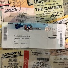The WHO - Original Gig Ticket -DECEMBER  2014 Metro Radio Arena, Newcastle 