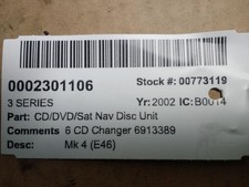 BMW 3 SERIES CD DVD READER