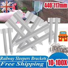 Railway Sleeper Brackets iron