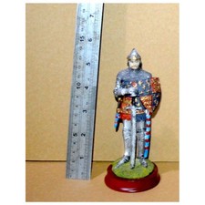 Resin Plastic Armor Knight Figure  Medievil Statue Figurine Figure Painted