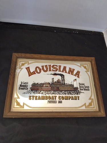 Vintage louisiana steamboat - vintage,