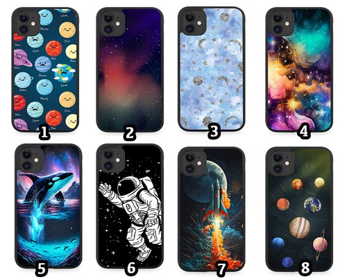 Space rubber phone case - space,