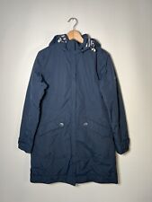 Ladies Seasalt Northstar Waterproof Mac Rain Coat Size 10 Navy Blue Nautical