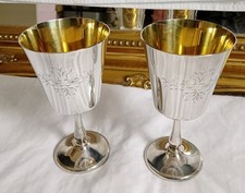 Pair of vintagel silver plated
