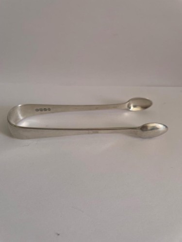 Georgian solid silver sugar - solid,