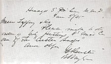 GENERAL GEORGE A CUSTER Signed