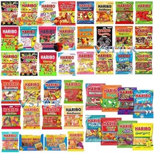 20 x HARIBO Sweets Bags Mixed Random Different Flavors Candy Favours