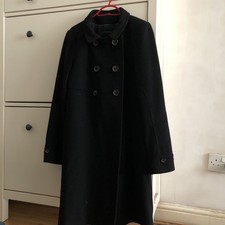 Zara Women's Black Pea Coat XS