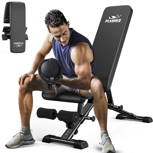 Flybird foldable weight bench - weight,