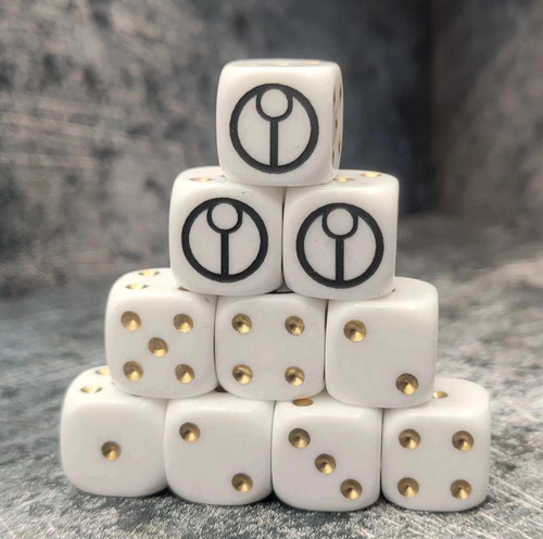 Tau 25x 12mm dice - 25x,