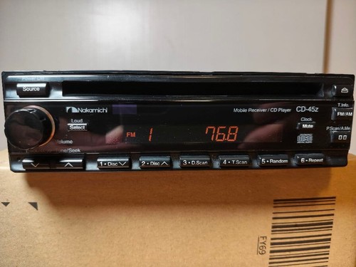 Nakamichi 45z car audio cd - nakamichi,