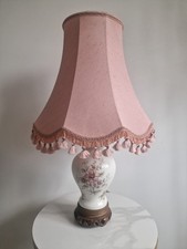 vintage floral ceramic table