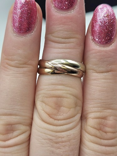 9ct colour gold - 9ct, band