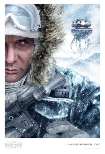 Han solo hoth resin model - hoth, kit