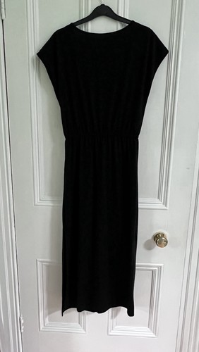 Black maxi dress - dress, elasticated