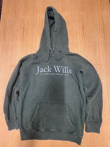 Jack wills green hoodie size - green,