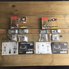 VINTAGE SOLIDO DIECAST METAL DOUBLE MODEL KITS 1:43 ROLLS ROYCE /DUESENBERG