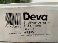 Deva 6” Lever Action Basin Taps Model DLV101 BNIB
