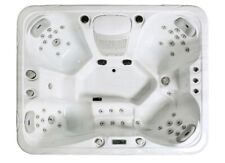 IN STOCK White Hot Tub 5 Seat 13Amp Plug & Play Bluetooth Music NEW Style Quartz