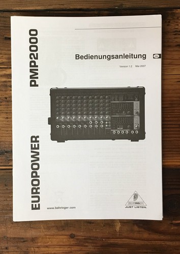 Behringer europower pmp2000 - europower,
