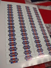 Scalextric Slot Car Decal Sticker Sheet - Model Racing 1/32 1/24 - 32x Stickers