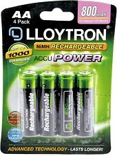 4 x Lloytron AA Rechargeable