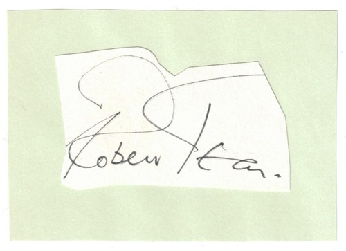 Robert tear cut - cut, autograph