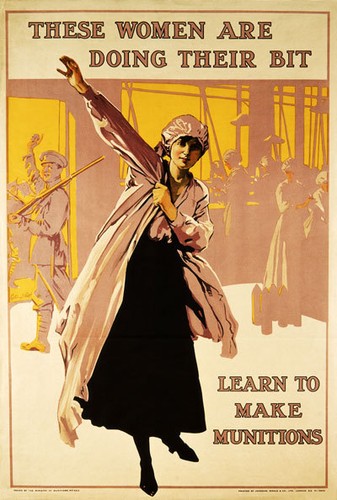 2w84 vintage wwi women doing - vintage,