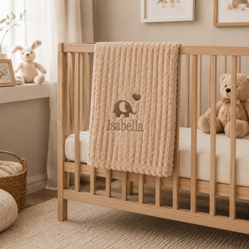 Personalised baby blanket - baby,