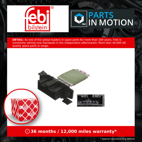 Heater blower resistor fits - blower,