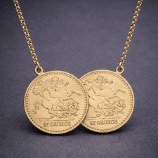 Full Sovereign Necklace 9ct