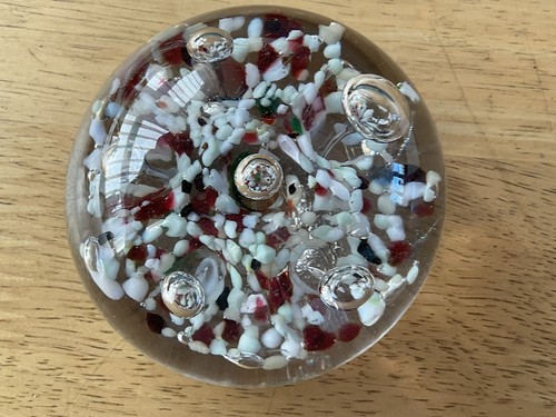 Antique glass paperweight - glass,