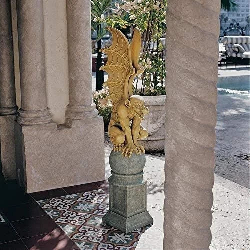 Gargoyle statue large - statue, outdoor