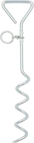 Spiral ground spike screw - ,