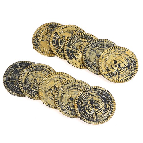 10pcs pirate treasure coins - 10pcs,