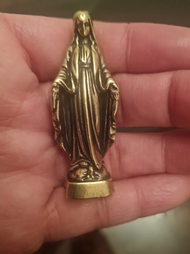 Brass copper ornament virgin - brass/copper, ornament/virgin