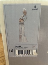 lladro figurines pre owned_4893 Lady with the Shihtzu dog