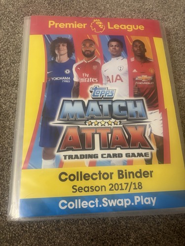 Match attax book with - attax, 17/18