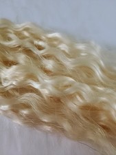 Mohair for reborn doll, rooting. Loutrais Mohair premium - 10 GRAMS Pale Gold 