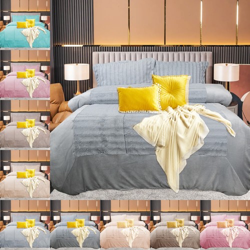 Velvet quilted bedspread bed - bedspread,