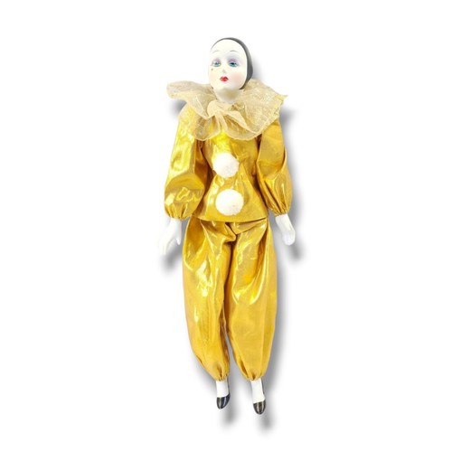 Vintage porcelain pierrot - vintage, 18"