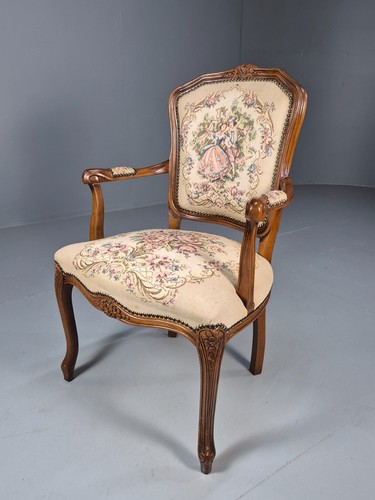 Vintage rococo armchair - vintage,