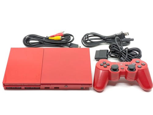 Sony ps2 slim cinnabar - sony,