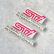Subaru STI Fog Lamp Stickers x2 | Subaru Tecnica International Decals | Impreza