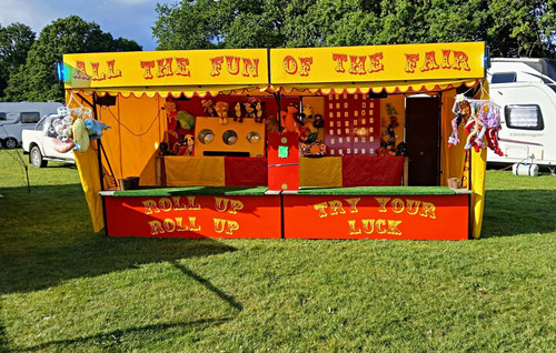 16ft 8ft funfair stall good - by,